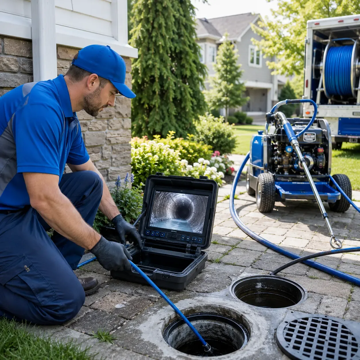 Outdoor drain cleaning professionals serving Flemington, NJ